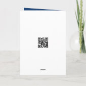 Halloween weerwolf lassen een volle maan kaart (Achterkant)