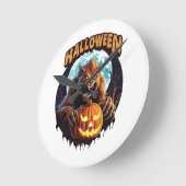 Halloween Weerwolf Ronde Klok (Hoek)