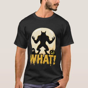 Halloween Weerwolf Volle Maan Horror Grafisch T-shirt
