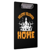 Halloween Welcome Halloween Home Birthday Klembord (Rechts)
