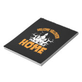 Halloween Welcome Halloween Home Birthday Notitieblok (Linkerzijde)