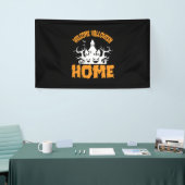 Halloween Welcome Halloween Home Birthday Spandoek (Beurs)