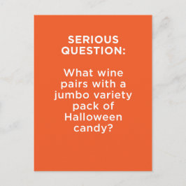 Halloween: Welke paren met wijn en Snoep? Briefkaart