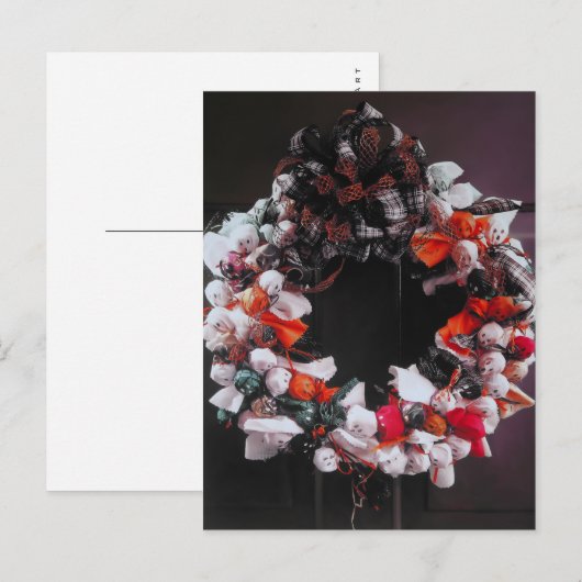 Halloween Welkom ~ Briefkaart / Uitnodigingen (Voorkant / Achterkant)