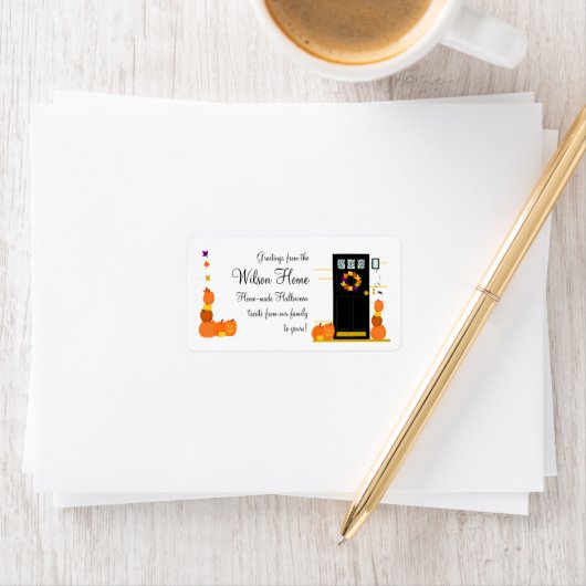 Halloween Welkom Etiket (Insitu)