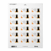 Halloween Welkom Etiket (Full Sheet)