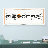 Halloween Welkom | Spookige lange voordeur Spandoek (Beurs)