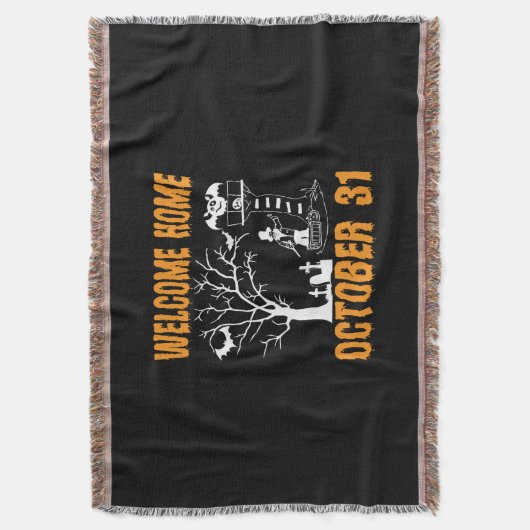 Halloween Welkom thuis oktober 2000 Deken (Voorkant Verticaal)