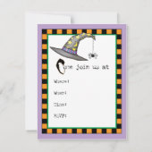 Halloween Welsh Springer Spaniel Invitation (Achterkant)