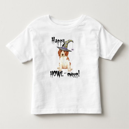 Halloween Welsh Springer Spaniel Kinder Shirts (Voorkant)