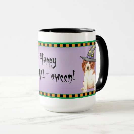 Halloween Welsh Springer Spaniel Mok (Voorkant rechts)