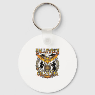 Halloween Wensen Opa Vleermuis Heksen Ketel_1 Sleutelhanger