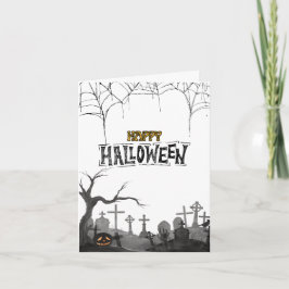 Halloween Wenskaart Collectie – Schattige Spooky Kaart
