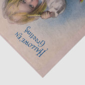  Halloween Wenskaart Decoupage Tissuepapier (Detail)
