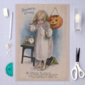  Halloween Wenskaart Decoupage Tissuepapier (Craft)