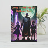 Halloween Wenskaart Feestdagenkaart (Staand voorkant)