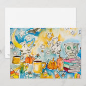 Halloween Wenskaart Feestdagenkaart (Voorkant / Achterkant)