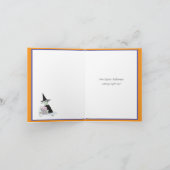 Halloween Wenskaart - Heks Kinder Maaltijden Kaart (Binnen)