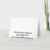 Halloween Wenskaart, Jack-O-Lantern, Chipmunks Kaart (Achterkant)