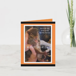 Halloween wenskaart kaart