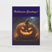 Halloween wenskaart kaart (Voorkant)