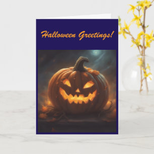 Halloween wenskaart kaart