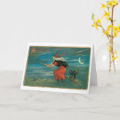 Halloween Wenskaart Kaart (Gele Bloem)