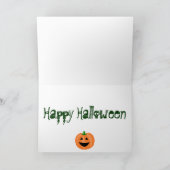Halloween wenskaart kaart (Binnen)