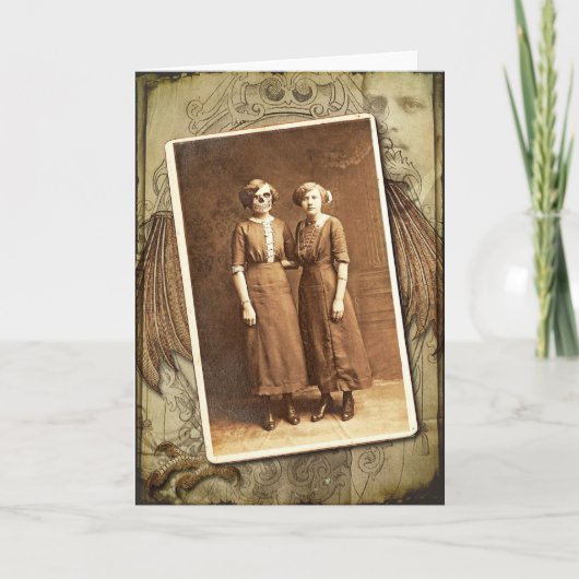 Halloween Wenskaart Kaart (Voorkant)