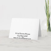 Halloween Wenskaart, kerkhof, spook, grafstenen Kaart (Achterkant)