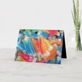 HALLOWEEN WENSKAART L@@K wasflessen was snoep Kaart