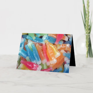 HALLOWEEN WENSKAART L@@K wasflessen was snoep Kaart