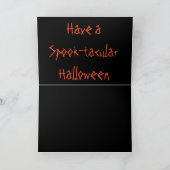 Halloween Wenskaart/maan Kaart (Binnen)