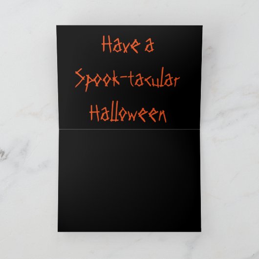 Halloween Wenskaart/maan Kaart (Binnen)