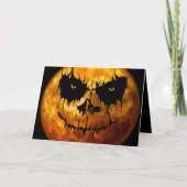 Halloween Wenskaart/maan Kaart (Voorkant)