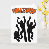Halloween Wenskaart/Mummies Kaart (Gele Bloem)