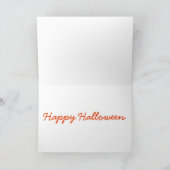 Halloween Wenskaart/Skelet Kaart (Binnen)