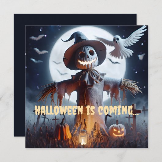 Halloween Wenskaarten (Voorkant / Achterkant)