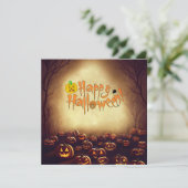 Halloween Wenskaarten 2022 Feestdagenkaart (Staand voorkant)