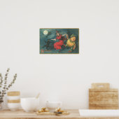 Halloween Wenskaarten Klassieke Posters (Keuken)