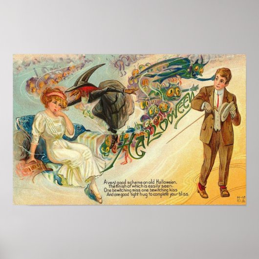  Halloween Wenskaarten Klassieke Posters (Voorkant)