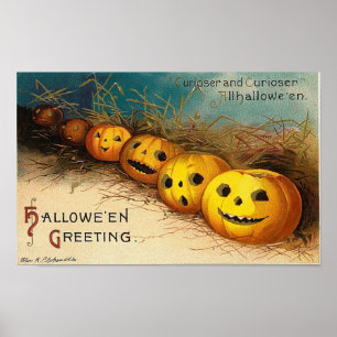 Halloween Wenskaarten Klassieke Posters