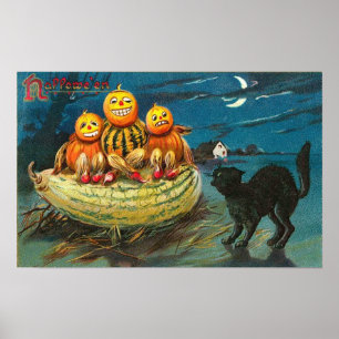  Halloween Wenskaarten Klassieke Posters