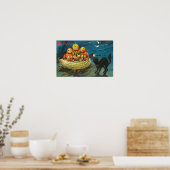  Halloween Wenskaarten Klassieke Posters (Keuken)