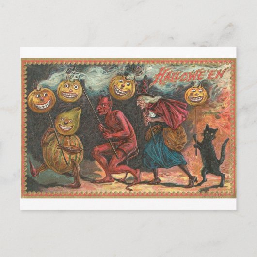  Halloween Wenskaarten Klassieke Posters Briefkaart (Voorkant)