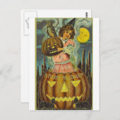  Halloween Wenskaarten Klassieke Posters Briefkaart (Voorkant / Achterkant)