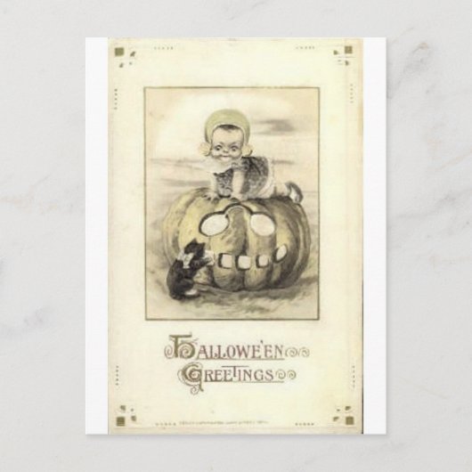 Halloween Wenskaarten Klassieke Posters Briefkaart (Voorkant)