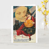  Halloween Wenskaarten Klassieke Posters Kaart (Gele Bloem)
