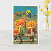  Halloween Wenskaarten Klassieke Posters Kaart (Gele Bloem)