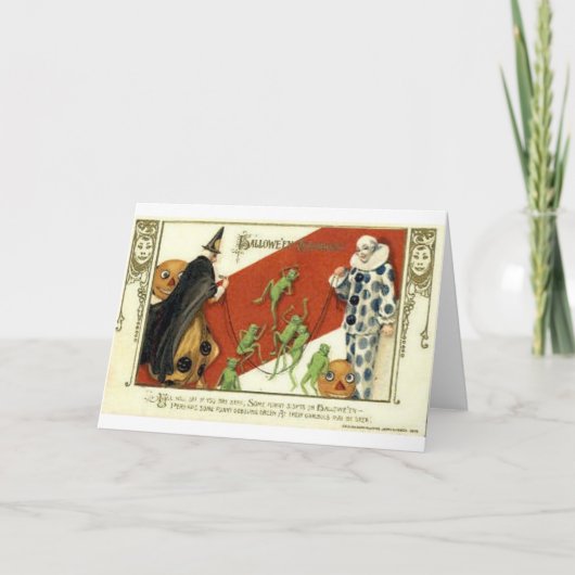  Halloween Wenskaarten Klassieke Posters Kaart (Voorkant)